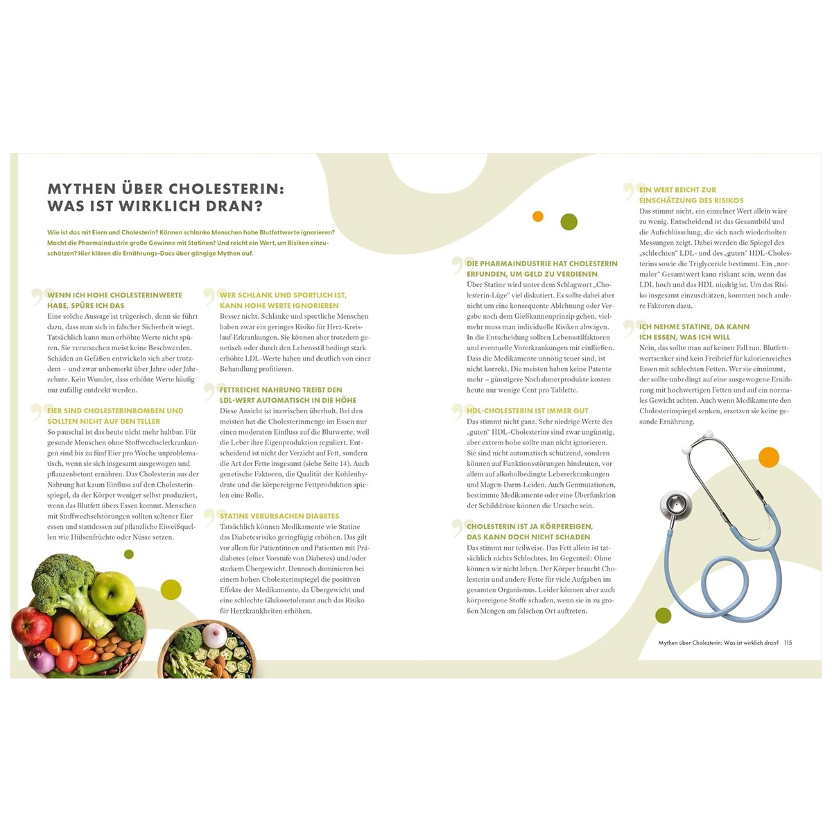 Ernährungs-Docs: Cholesterin senken – unsere 100 besten Rezepte