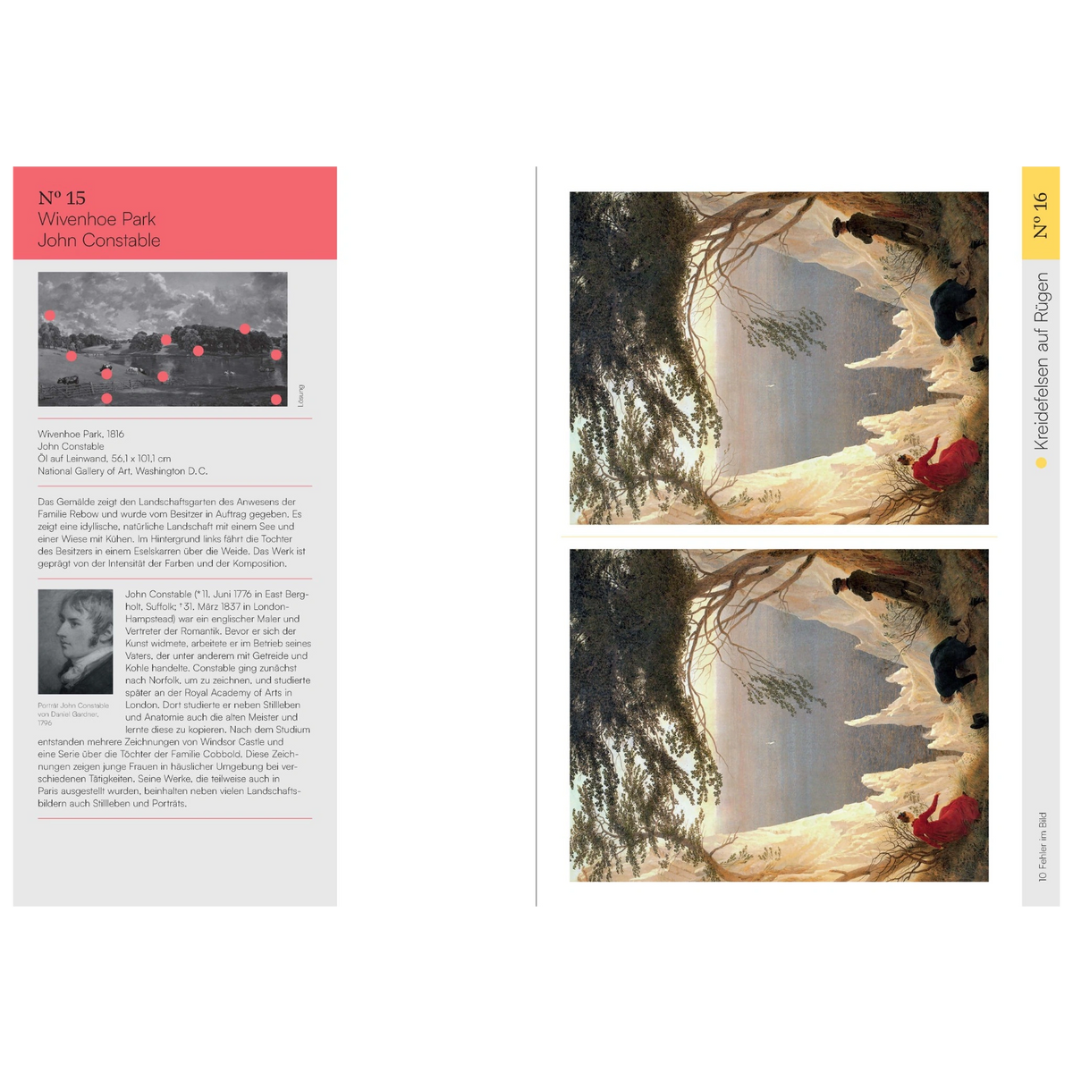 Kunst-Rätselbuch-Set: Finde den Fehler