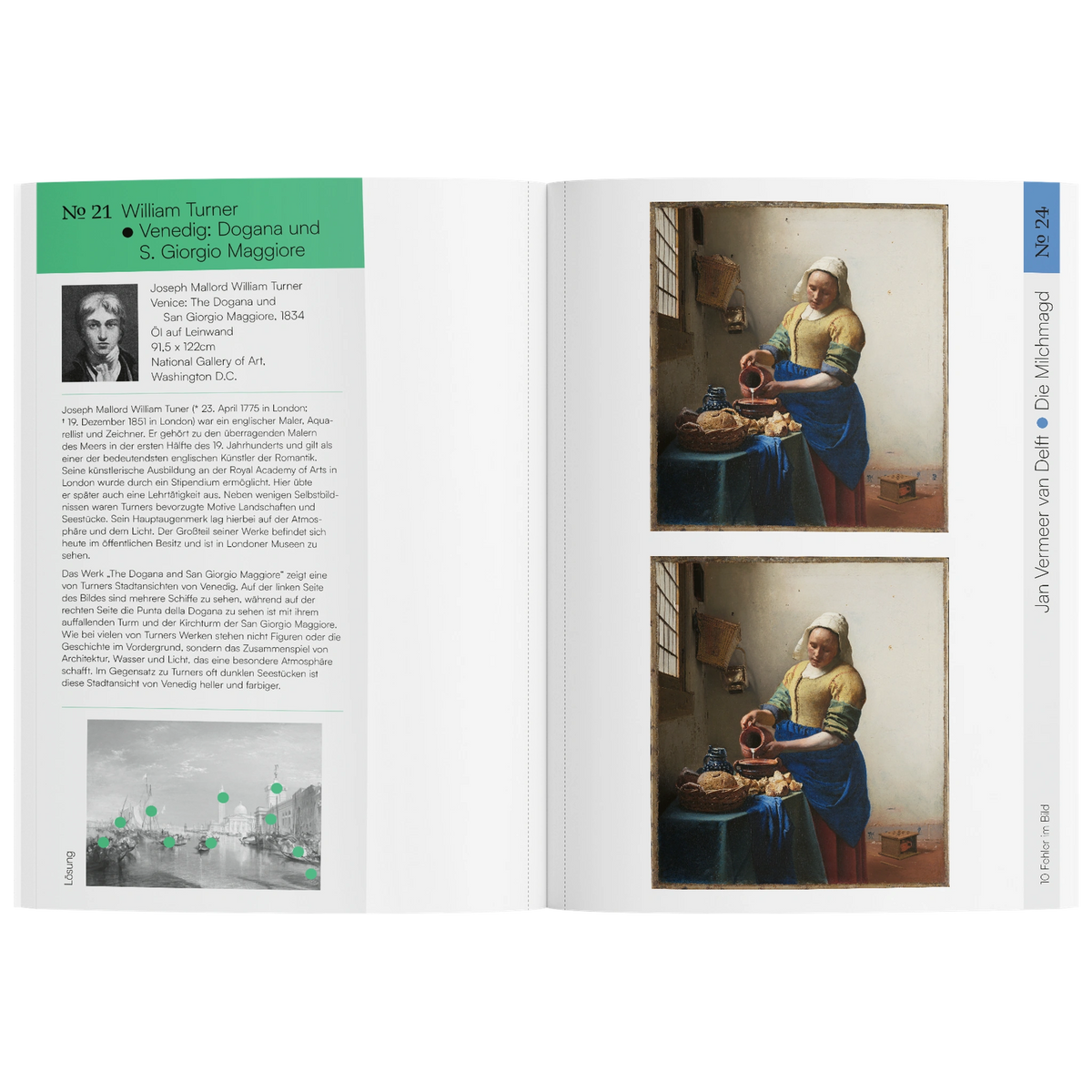 Kunst-Rätselbuch-Set: Finde den Fehler