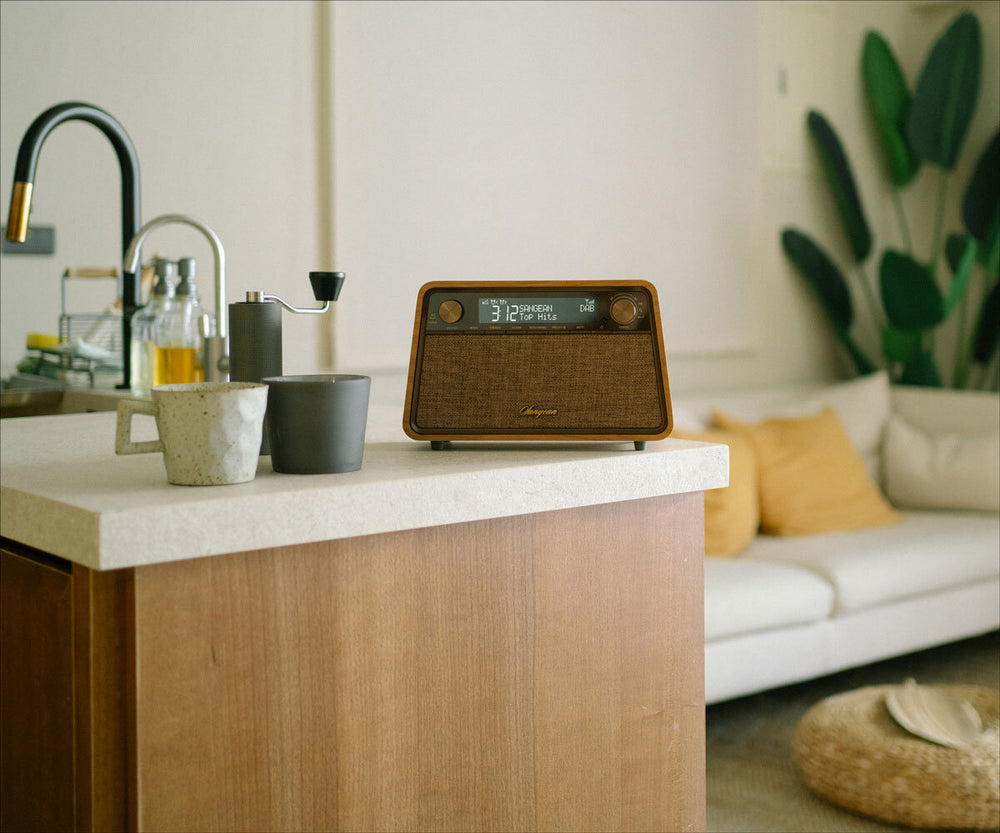 Sangean WR-201D Soundsystem Kirschbaum Natur