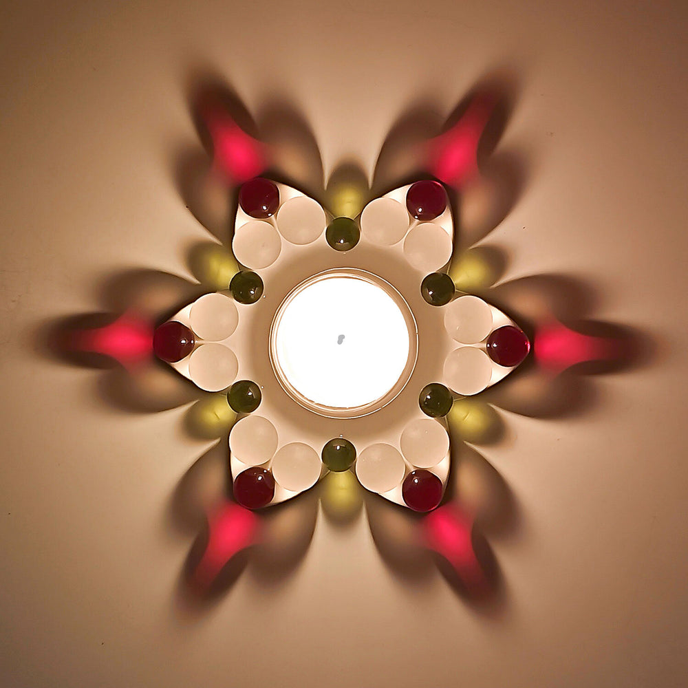 Glasperlen Adventsstern