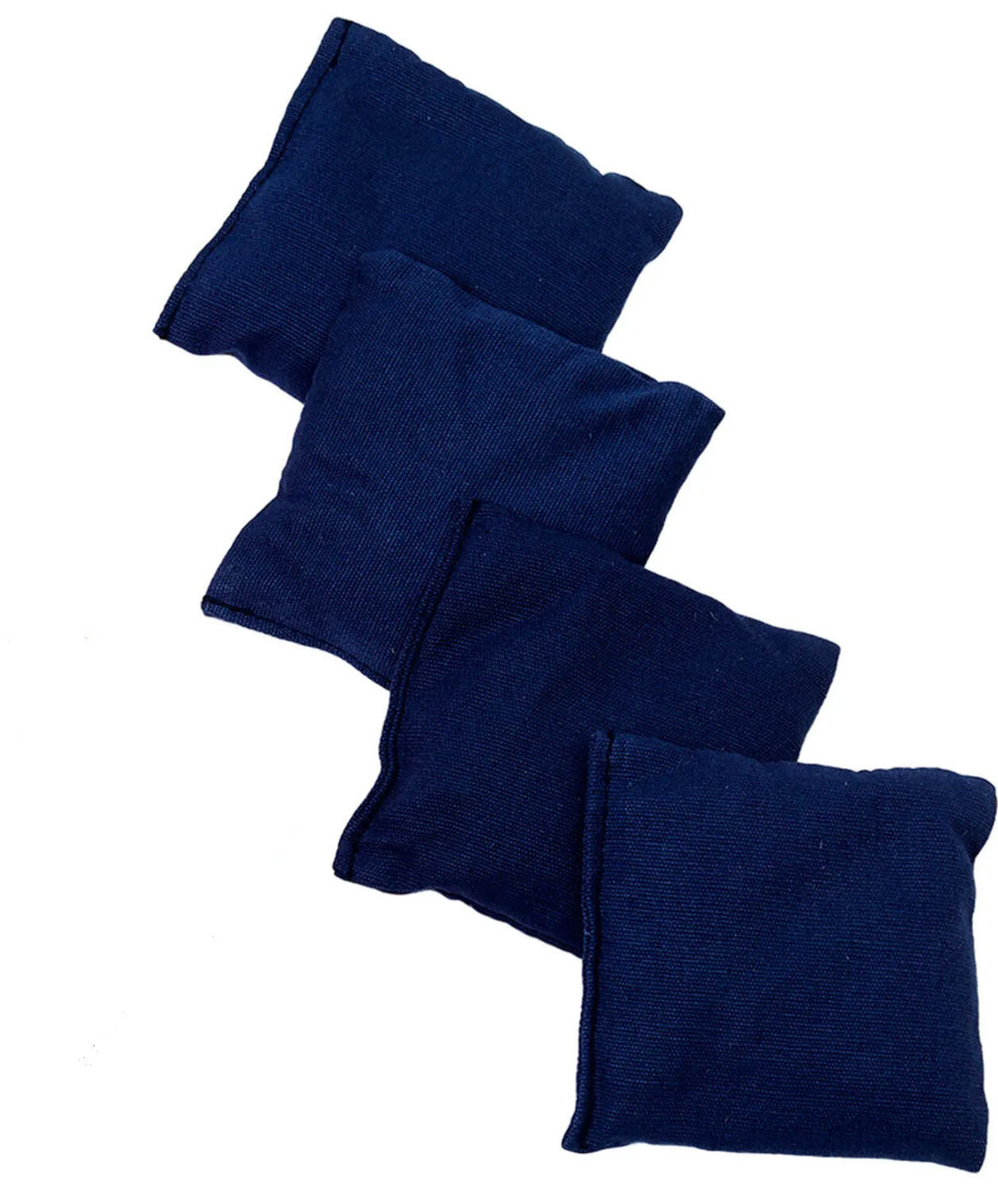 4er Set Wurfsäckchen blau für Cornhole Original-Version