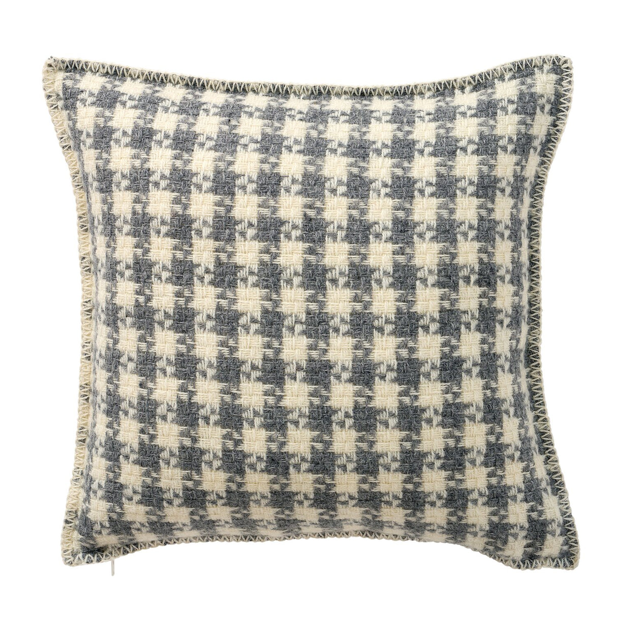 Klippan Kissenbezug Dogtooth Grau-Weiß