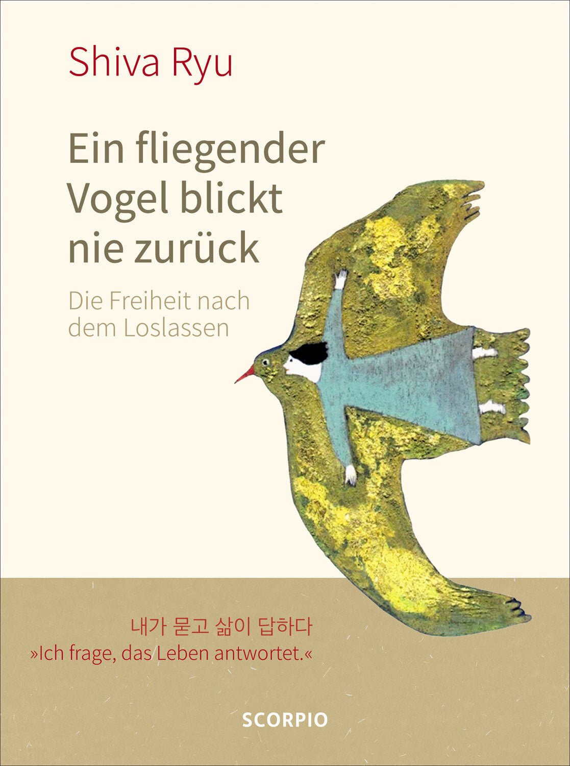 Ein fliegender Vogel blickt nie zurück