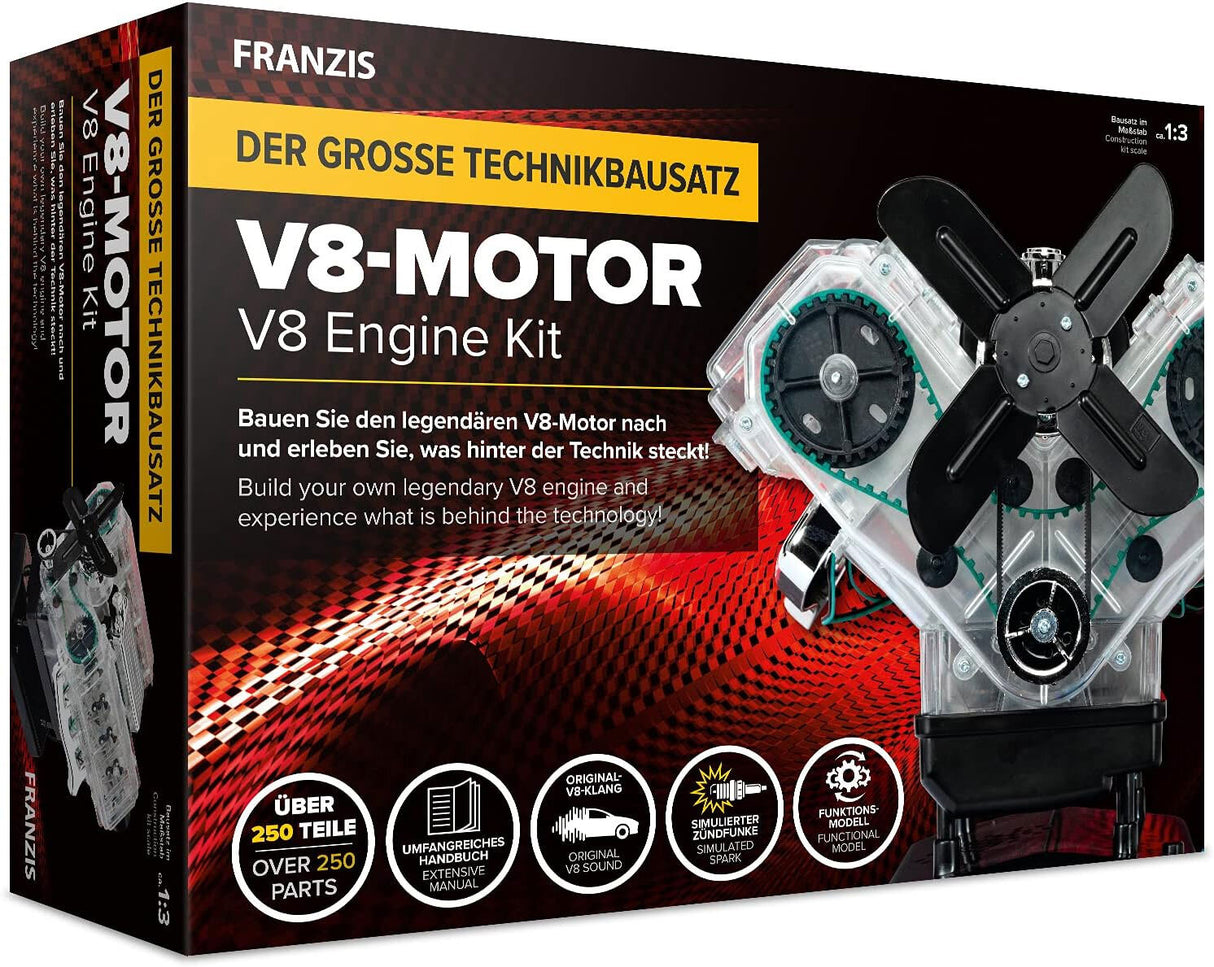 Technikbausatz V8-Motor