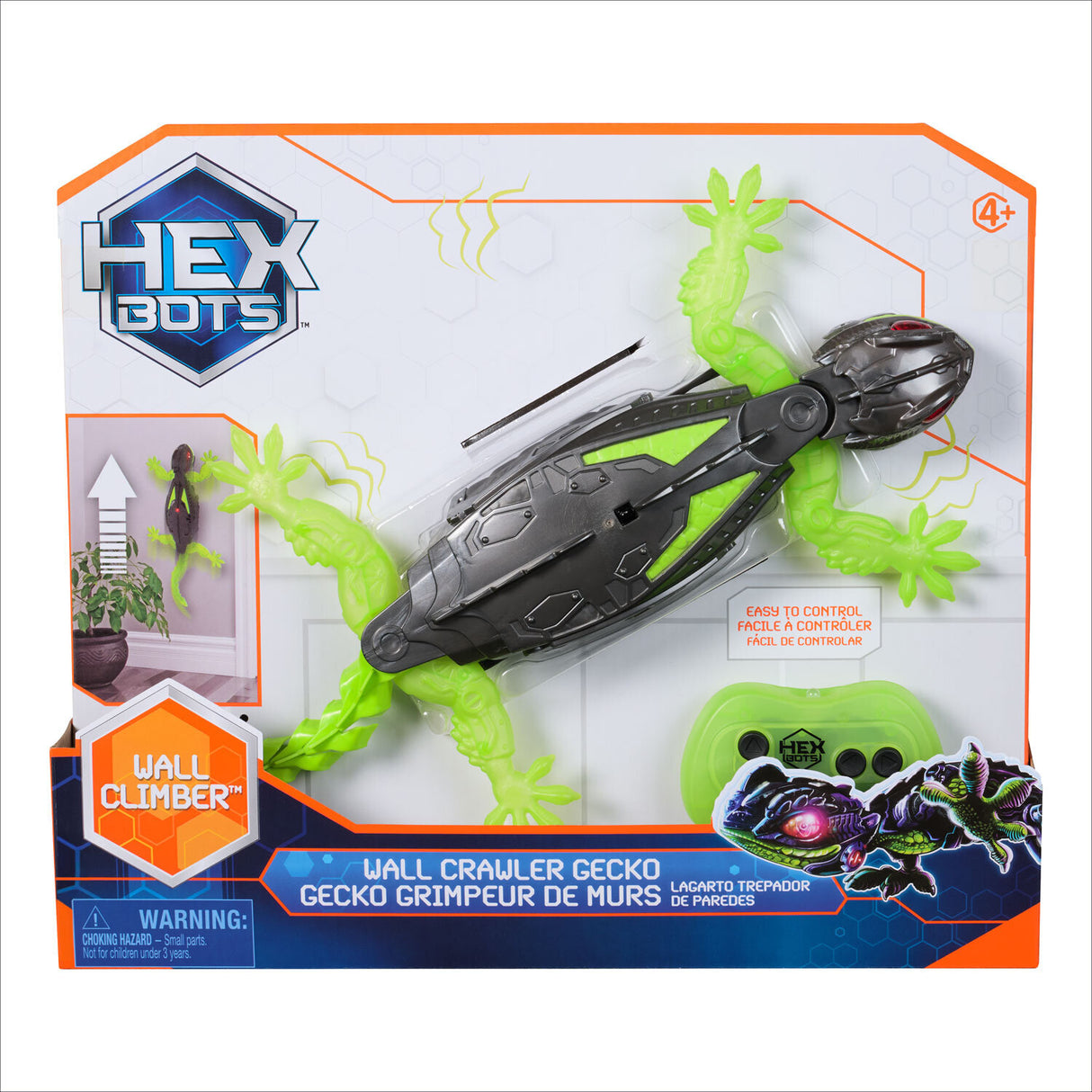 Hex Bots Wandflitzer Gecko