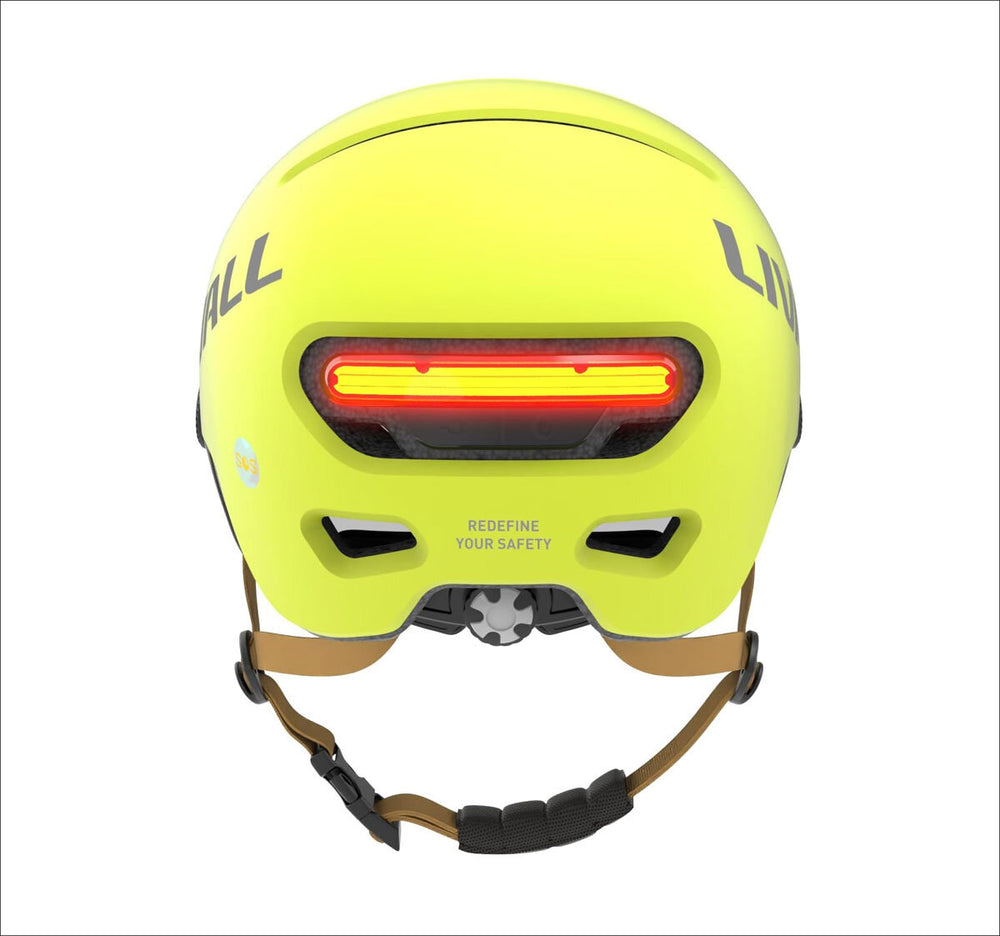 Livall L23  Visierhelm gelb (Größe L 58-62 cm)