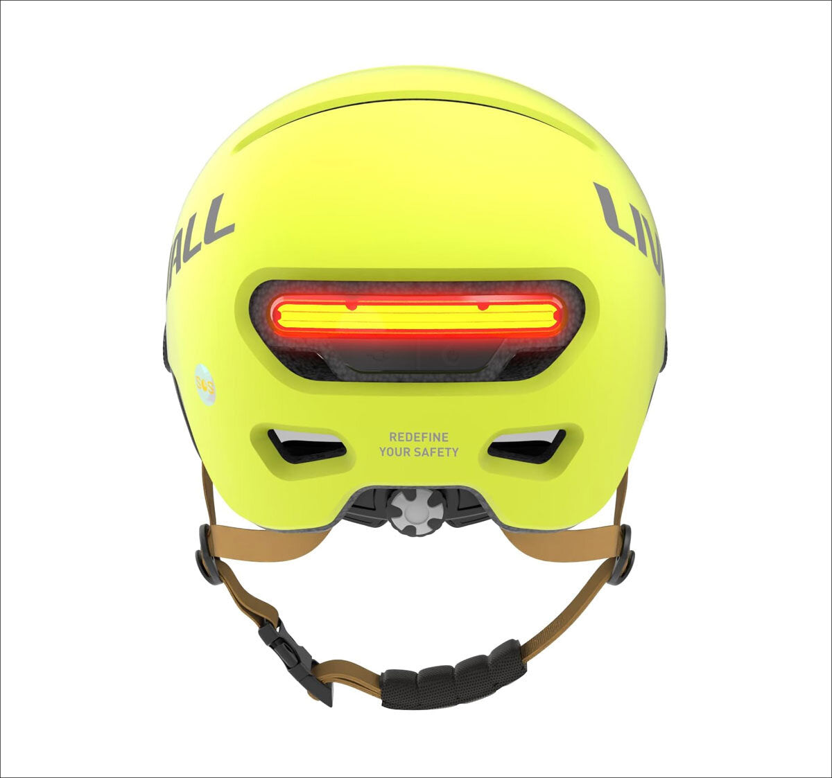 Livall L23 Visierhelm gelb (Größe M 54-58 cm)