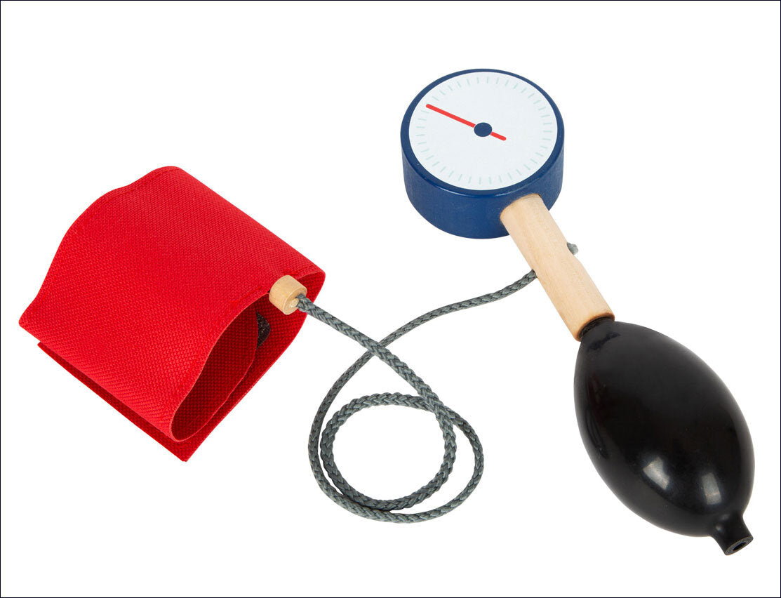 Notarzt Rucksack mit Holzinstrumenten