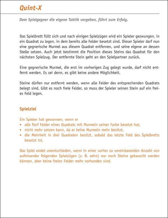 Quint-X. Strategiespiel