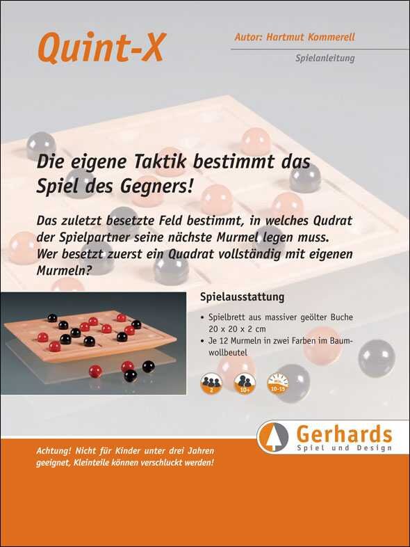 Quint-X. Strategiespiel