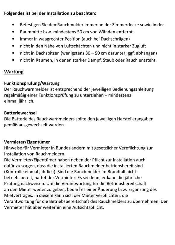 Rauchmelder Invisible