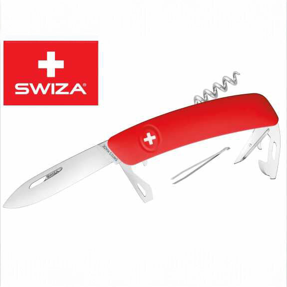 SWIZA-Taschenmesser mit SWIZA-Logo.