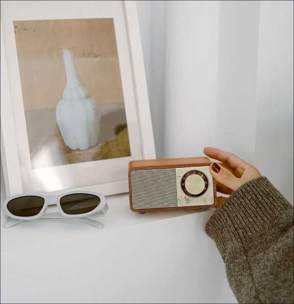 SANGEAN WR-7 Plus Kirschholz: Mini Radio und Bluetooth-Speaker