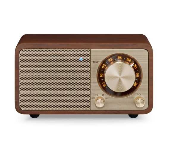 SANGEAN WR-7 Plus Walnuss: Mini Radio und Bluetooth-Speaker