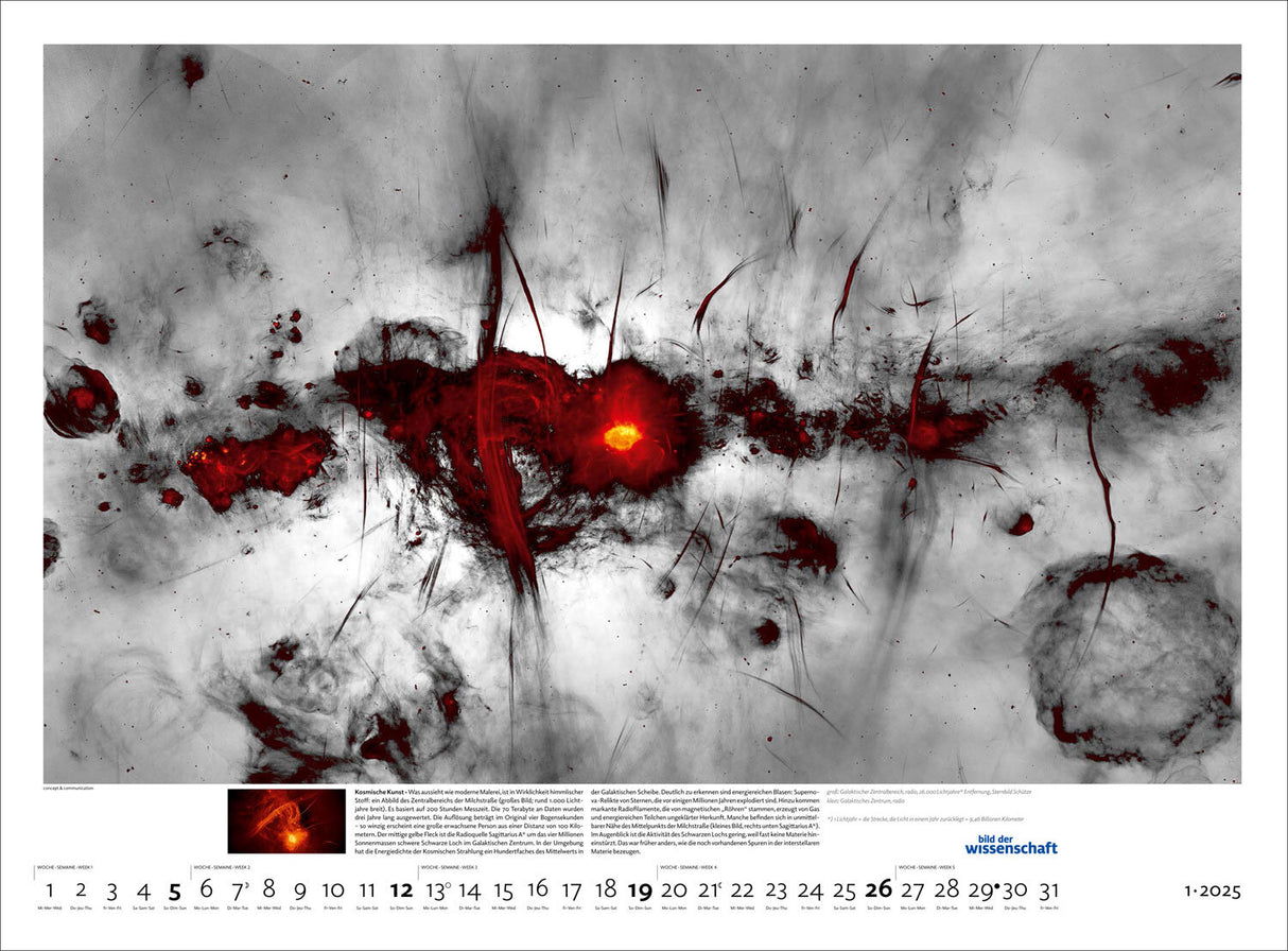 Sternstunden 2025 Wandkalender