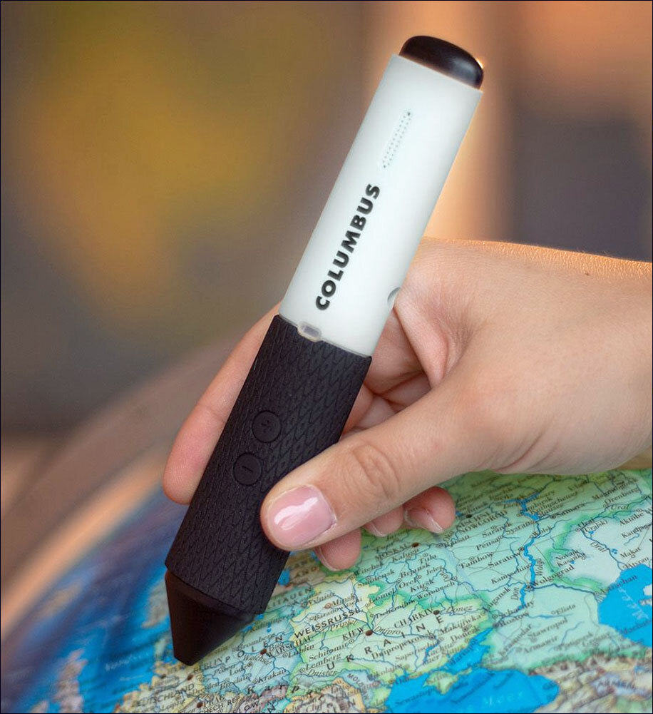 Kinderglobus UNSERE ERDE mit Entdeckerstift.