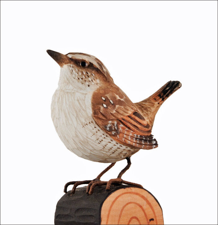 Vogelskulptur Zaunkönig.