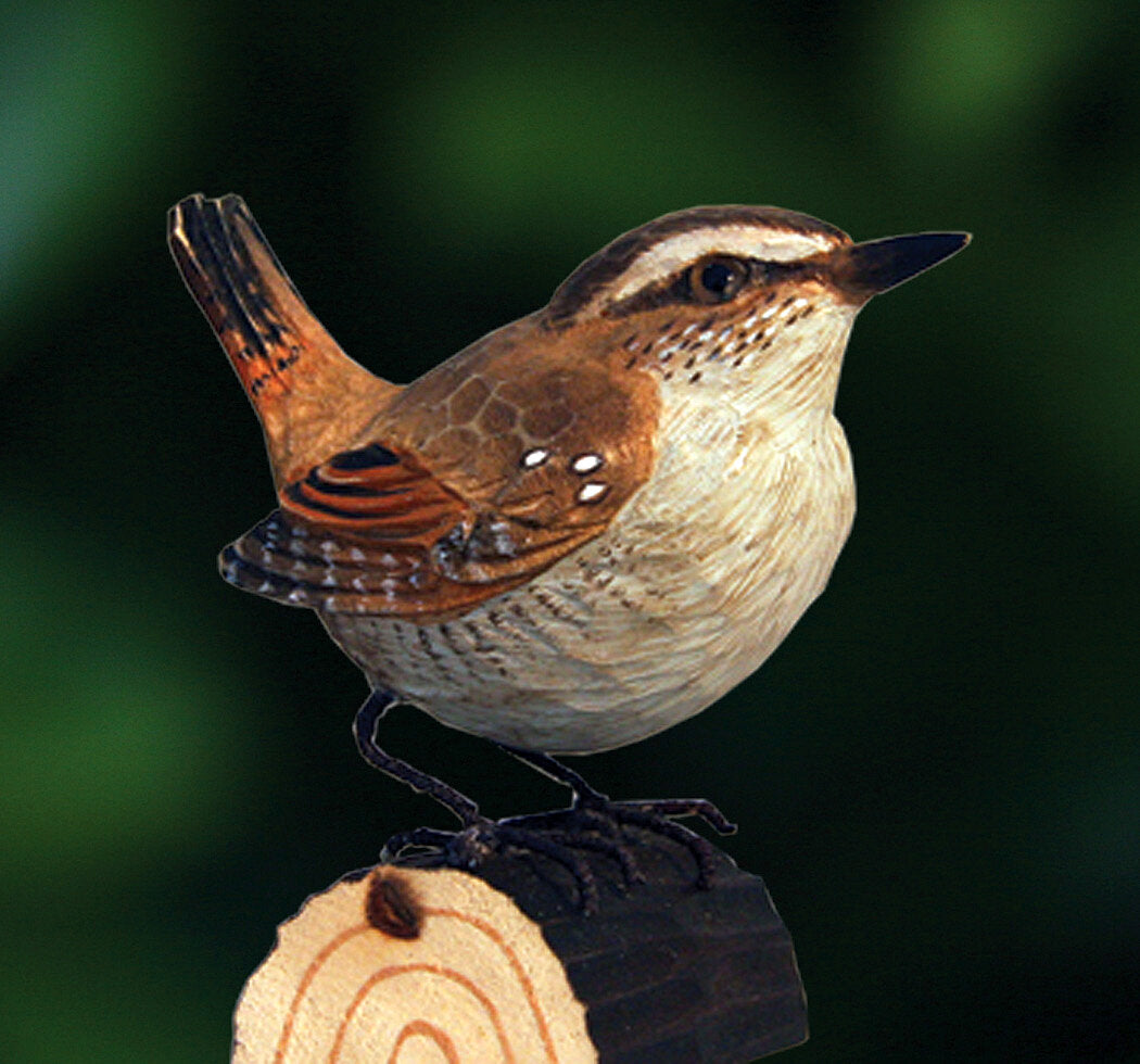 Vogelskulptur Zaunkönig.