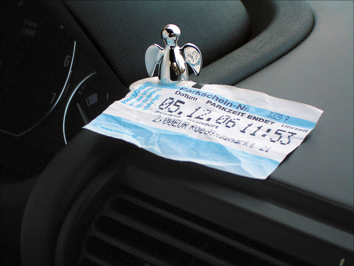 ANGELO: Parkscheinhalter + Schutzengel mit Gravur