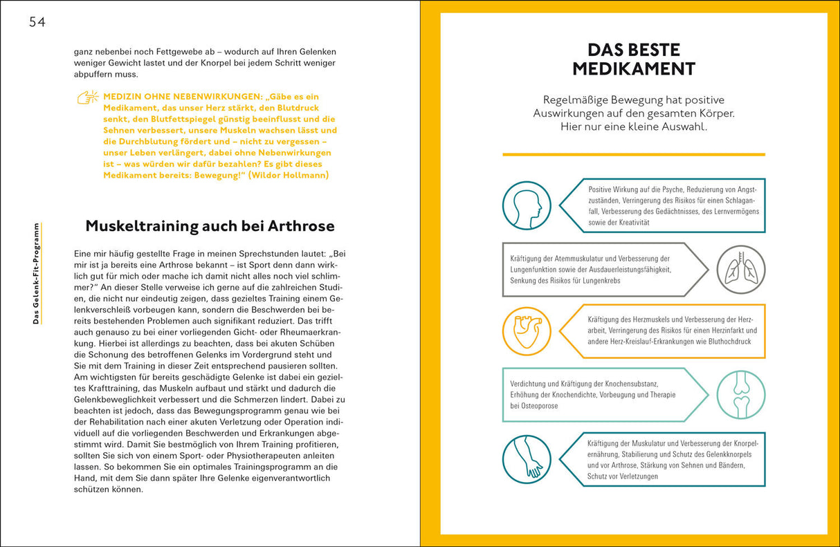 Fitte und starke Gelenke.