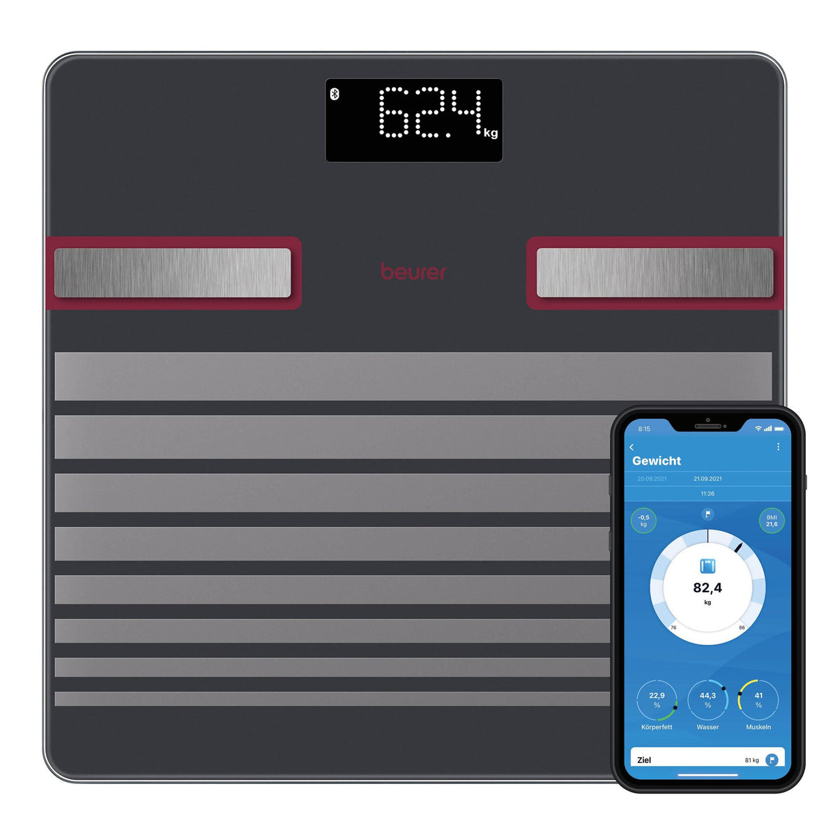 Beurer BF 451 Analysewaage. Mit APP und Bluetooth