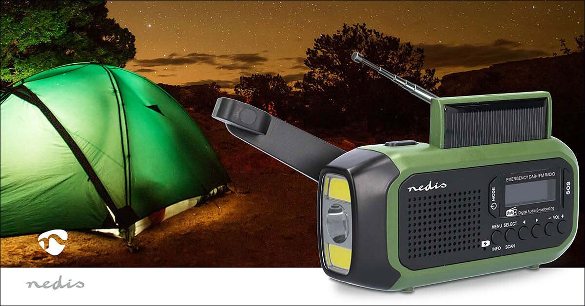 Nedis Outdoor- und Notfallradio