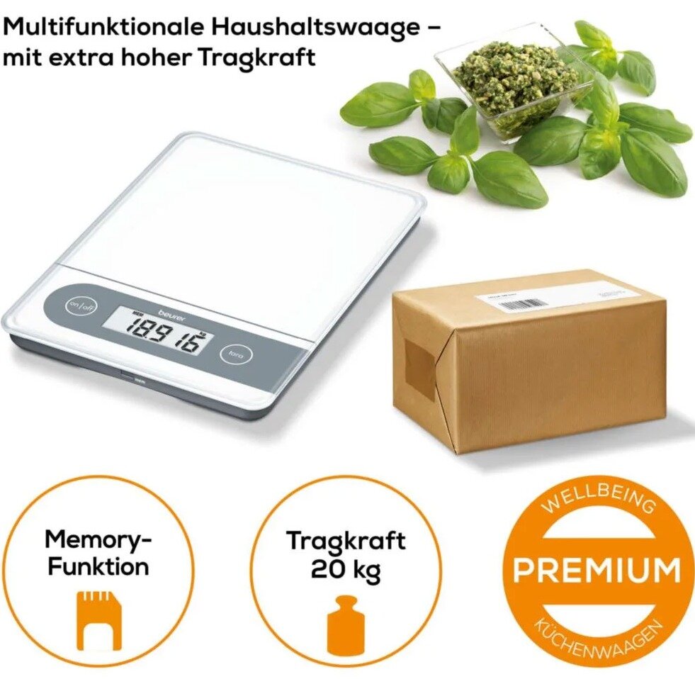 Beurer KS 59 Haushaltswaage XXL. – Bild der Wissenschaft Shop