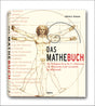 Buchcover mit Vitruvianischer Menschenzeichnung, Titel "Das Mathebuch", Untertitel und Autor Cliff A. Pickover.