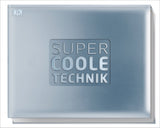 Buch mit silbernem Einband, auf dem "Super Coole Technik" steht, und einem kleinen DK-Logo in der oberen linken Ecke.