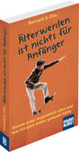 Buchcover mit einem Mann auf einem Skateboard, der nach vorne greift, orange Hintergrund, gelbe und schwarze Schrift