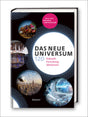 Buchcover mit Titel "Das neue Universum", Untertitel "120 Zukunft. Forschung. Abenteuer." und Bildern von Pferderennen