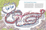 Illustration des Kreislaufs des Lebens mit Herz, Blut, Sauerstoff, Lunge, Zellen und Blutkreislauf.