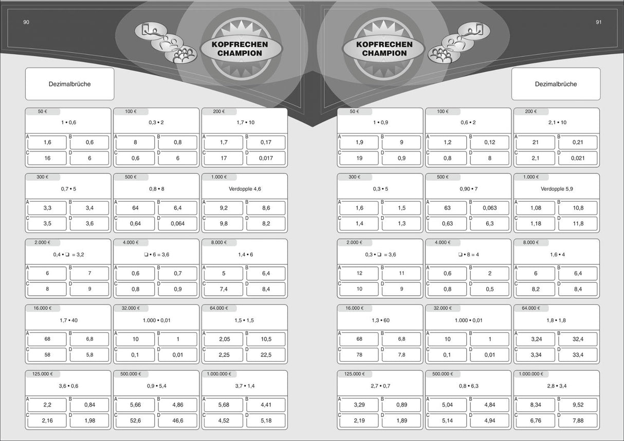 Wer wird Kopfrechen-Champion?