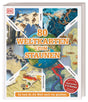 Buchcover mit Weltkarten zu Tieren, Erdkrusten, Wüsten, alten Bauwerken, Meeresströmungen und Erdbeben