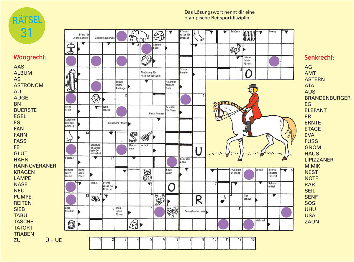 Logische Denk- und Kreuzworträtsel