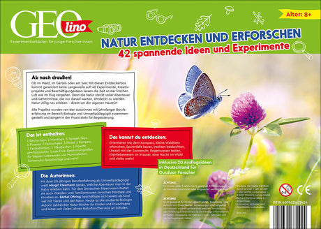 Blumen, eine Schmetterlingsabbildung, und eine pinke Blume auf grünem Hintergrund.