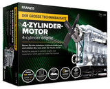 Der große Technik-Bausatz 4-Zylinder-Motor