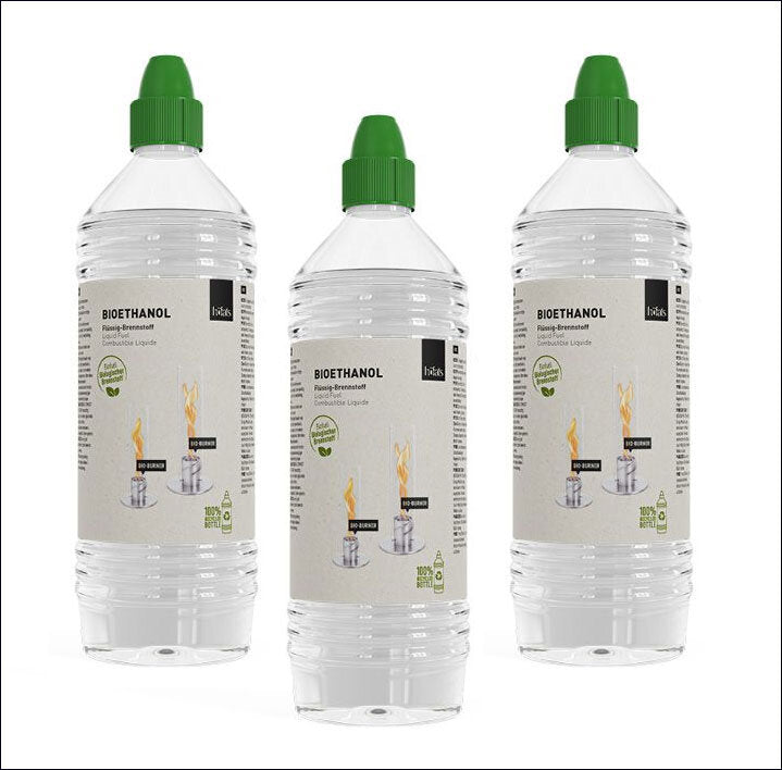 Höfats Bioethanol Flüssig-Brennstoff - 3er Set