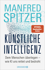 Buchcover mit Titel "Künstliche Intelligenz" und einem geometrischen Kopf aus Linien und Punkten.