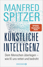 Buchcover mit Titel "Künstliche Intelligenz" und einem geometrischen Kopf aus Linien und Punkten.