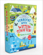 Buchcover mit bunten Illustrationen von Tieren, Natur, Bauarbeiten und Wasser für Kinder 6-11 Jahre.