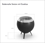 MOON Design Feuerschale. Version hoch: 75 cm