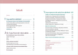 Inhaltsverzeichnis mit Kapiteln zu Yoga, Beweglichkeit, Asana-Praxis, Yoga-Sequenzen, Ganzkörperübungen und Anhängen.