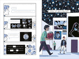 Linke Seite: Comic-Text mit Fragen, Diagrammen und Illustrationen zu Besitzanteilen und Weltanteilen. 