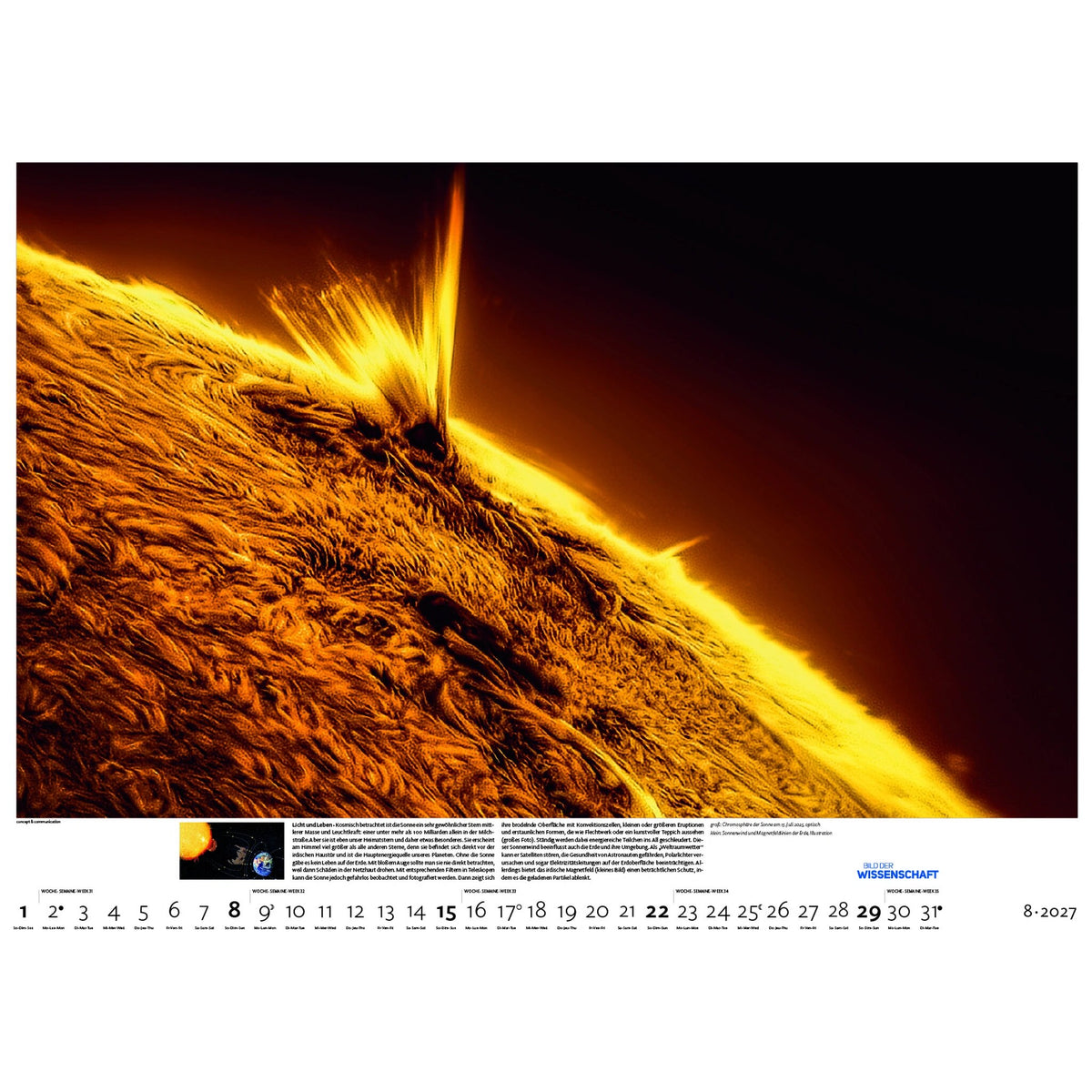 Sternstunden 2027 Wandkalender.
