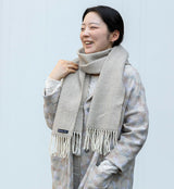 Klippan HUGO Wollschal Taupe