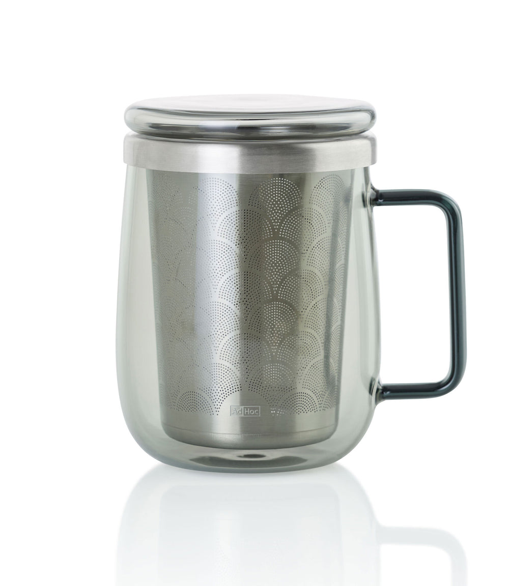 Yuna Teeglas mit Teefilter. AdHoc Design