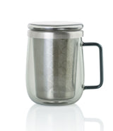 Yuna Teeglas mit Teefilter. AdHoc Design