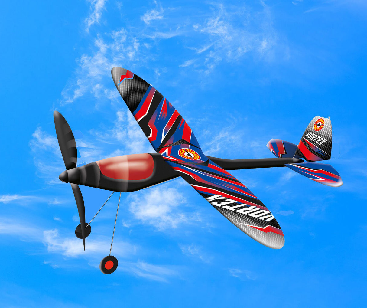 VORTEX Gummimotor Flugmodell